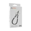 SBOX LANYARD BLACK USB-C naar USB-C-kabel 1,5 m zwart