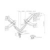 White Shark KHUFU-II GMS-3211 / Bureausteun voor 2 monitoren