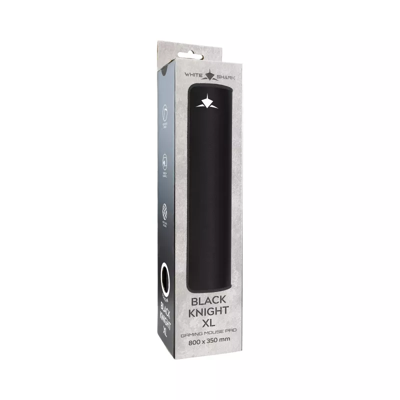 White Shark BLACK KNIGHT XL MP-2103 gaming-muismat 800x350mm