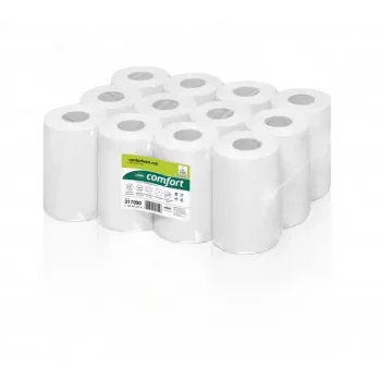 WEPA centre feed rollen voor Feed Point System RPMB268, 68m, 195 vel, 20x35 cm, recycling tissue (12 rollen)