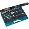 HAZET dopsleutelset, 1/4 en 3/8 inch, 46-delig (met 2 omschakelbare ratels en dopsleutels)
