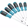 HAZET schroevendraaierset 811/6, 6-delig, blauw/zwart, antislip