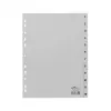 DURABLE index tabbladen A4 1-12 PP full-cover grijs