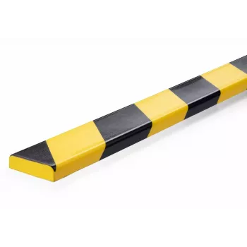 Durable S10 kabelbrug, PVC, zwart/geel, plat, 1000 mm, 40 mm