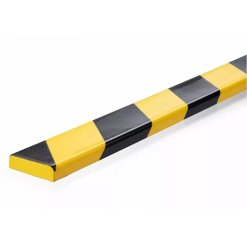 Durable S10 kabelbrug, PVC, zwart/geel, plat, 1000 mm, 40 mm