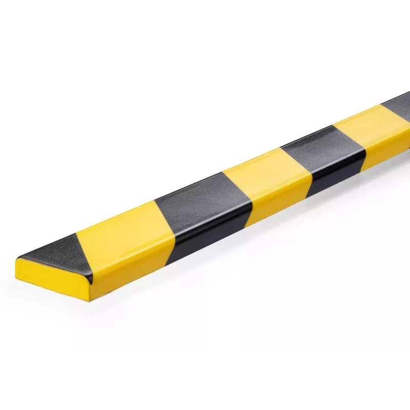 Durable S10 kabelbrug, PVC, zwart/geel, plat, 1000 mm, 40 mm