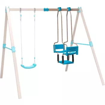 HUDORA schommel Vario Gondola Swing Module (turkoois/beige)