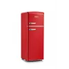 SEVERIN RKG 8930 Retro Red koel-vriescombinatie, 208 L, energieklasse E
