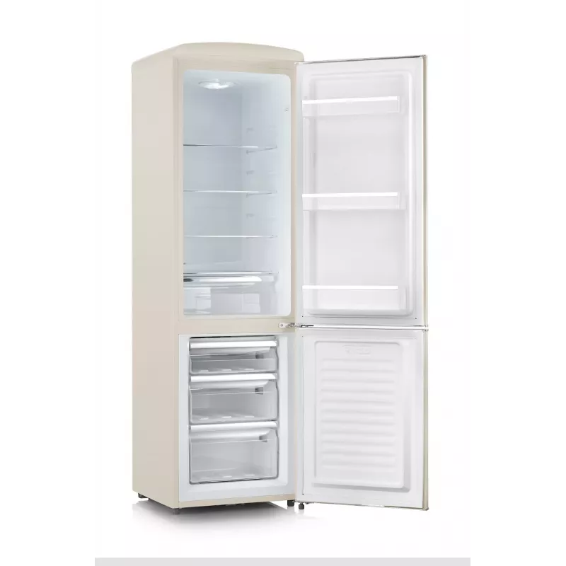 Severin RKG 8919 Retro koel-vriescombinatie, 181/63 L, Crème