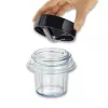 SEVERIN SM 3724 automatische melkopschuimer & -warmer, 500 W, roestvrij staal, zwart