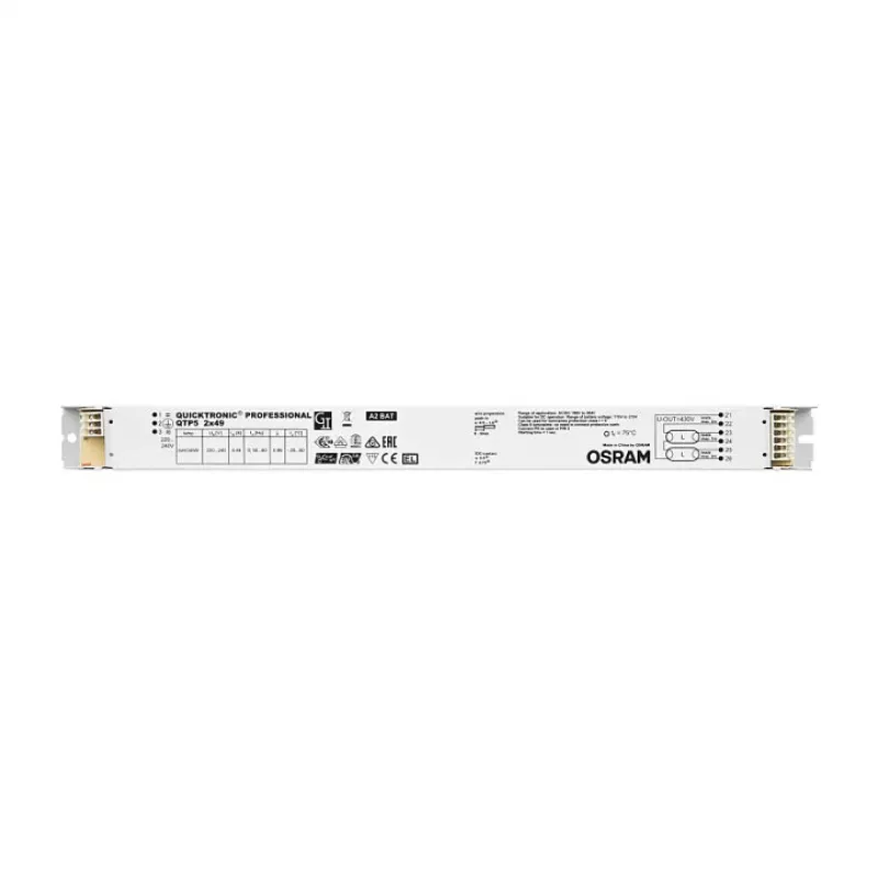 OSRAM elektronisch voorschakelapparaat (EVSA) voor compacte fluorescentielampen, 26-32W, 220-240V, niet dimbaar, wit