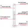 EINHELL-KWB SDS-plus hamerborenset, Ø 6-14 mm (7-delig, 210 mm)