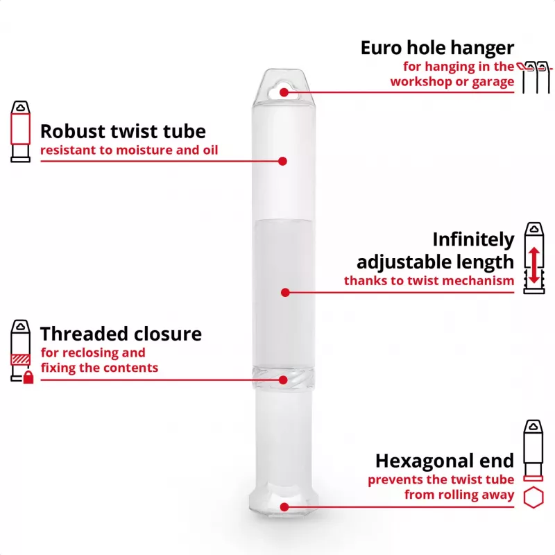 EINHELL-KWB SDS-plus hamerborenset, Ø 6-14 mm (7-delig, 210 mm)