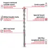 EINHELL-KWB SDS-plus hamerborenset, Ø 6-14 mm (7-delig, 210 mm)