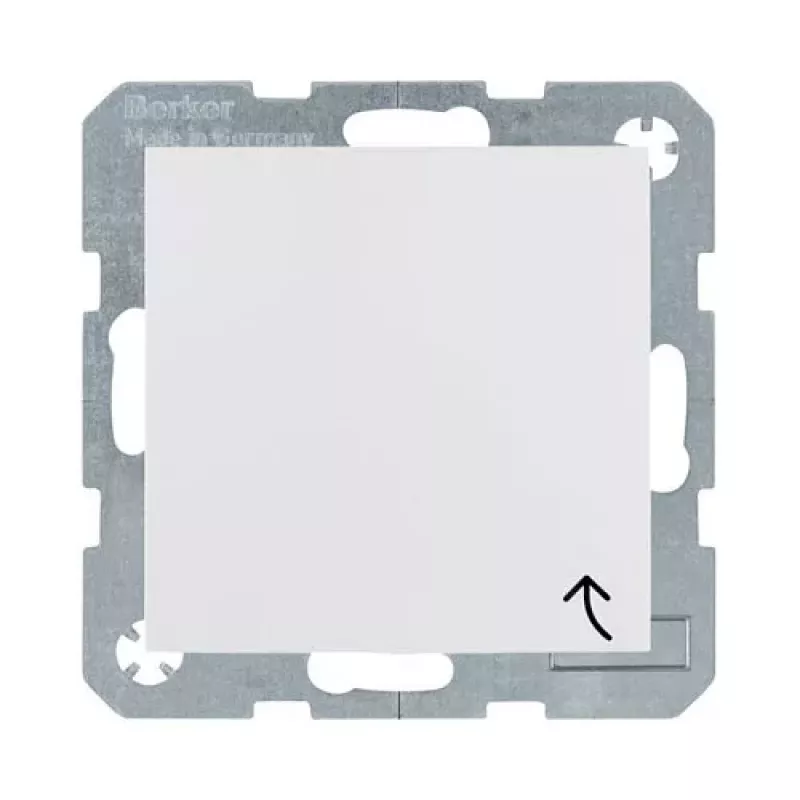 Berker 47528989 stopcontact Schuko type F 1-voudig IP44 polarwit glanzend S.1