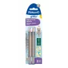Pelikan Griffix grafietstift HB, driehoekig, beige/grijs, 3,5 mm, 2 stuks