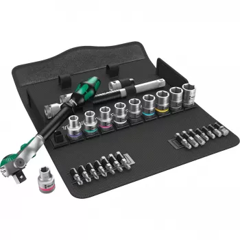 WERA Zyklop Speed ratelset 1/2 inch + doppen, 28-delig