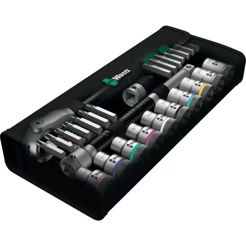 WERA Zyklop Speed ratelset 1/2 inch + doppen, 28-delig
