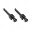 GoodConnections RNS® Cat.8.1 S/FTP patchkabel, 0,5m, zwart, LSZH, 40 Gbit/s, 2000 MHz