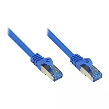 GoodConnections RNS® patchkabel met knikbescherming, Cat.6A, S/FTP, PiMF, halogeenvrij, 500MHz, blauw, 2m