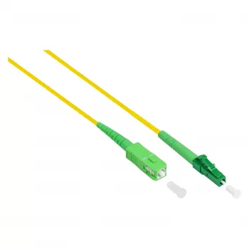Good Connections OS2 simplex glasvezel-patchkabel LC/SC SM 9/125 0,5m geel