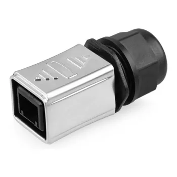 GoodConnections Industrial Connector S6 - lege stekker, RJ45 uitsparing, metaal, Good Connections®