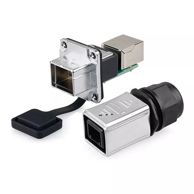 GoodConnections Industrial Connector S6 - lege stekker, RJ45 uitsparing, metaal, Good Connections®