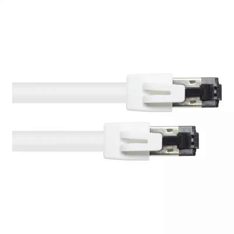 GoodConnections RNS® Cat.8.1 S/FTP patchkabel, PiMF, LSZH, 2000MHz, 40Gbit/s, wit, 0,5m