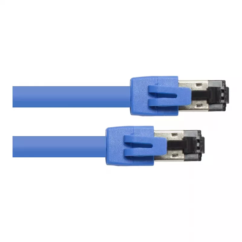 GoodConnections RNS® patchkabel Cat. 8.1, S/FTP, PiMF, LSZH, 2000MHz, 40Gbit/s, blauw, 0,5m