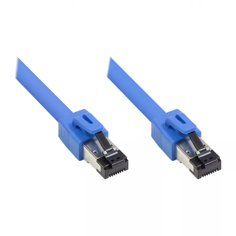 GoodConnections RNS® Cat.8.1 S/FTP PiMF LSZH patchkabel 1,5m blauw