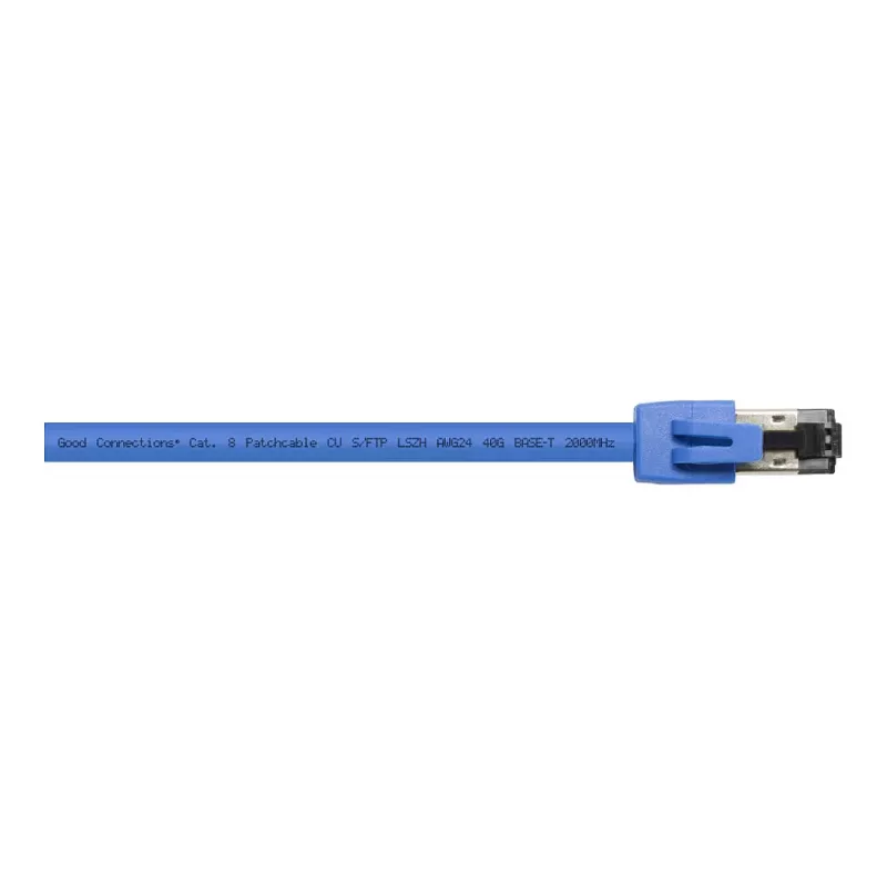 GoodConnections RNS® Cat.8.1 S/FTP PiMF LSZH patchkabel 1,5m blauw