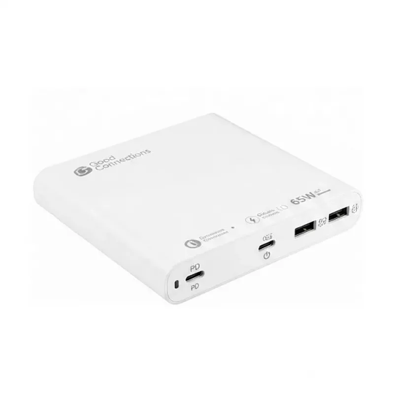 Good Connections USB Desktop Snel Oplaadstation 65W 3 Poorten
