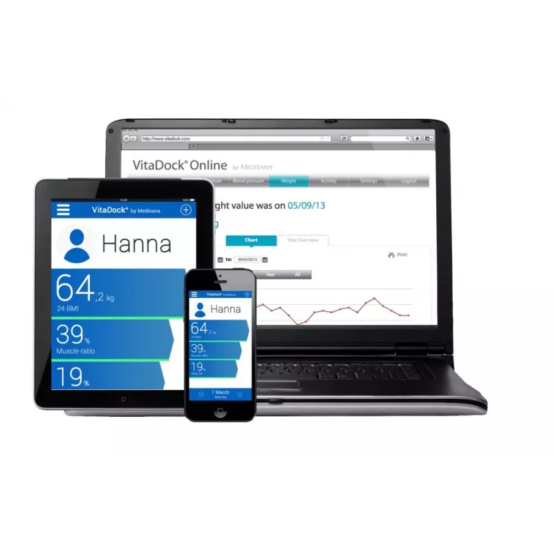 MEDISANA BS 440 Connect Weegschaal – Slimme Lichaamsanalyseweegschaal met Bluetooth
