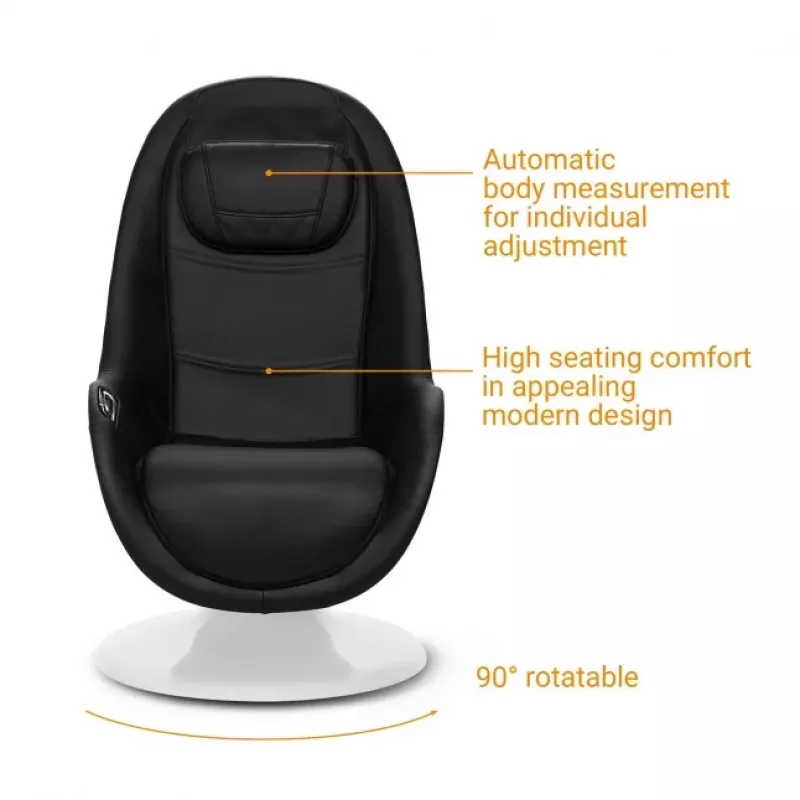 Medisana RS 660 Shiatsu-Massage-Loungefauteuil met Warmte, Zwart