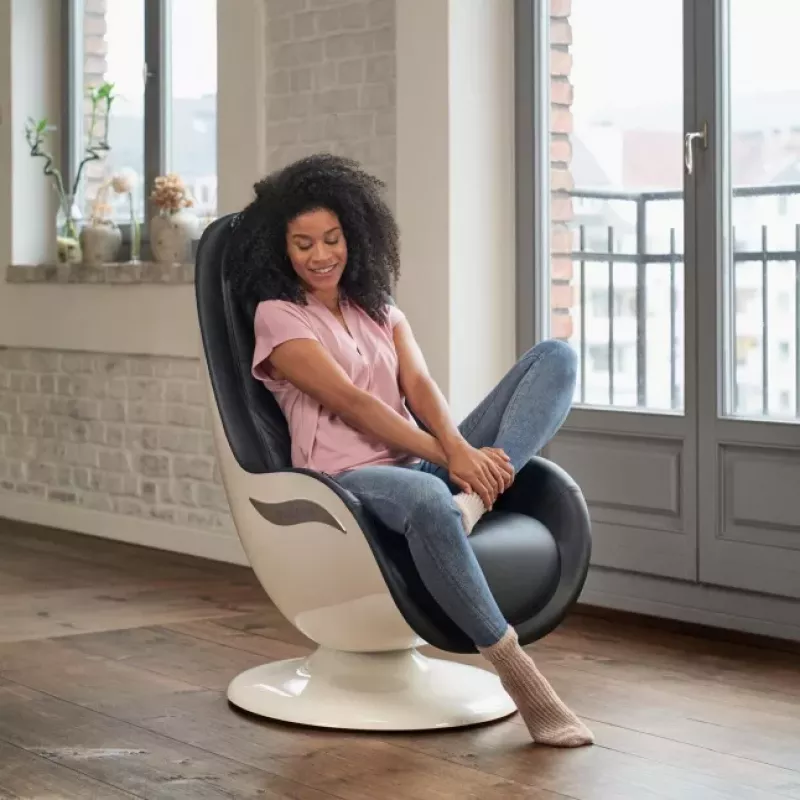 Medisana RS 660 Shiatsu-Massage-Loungefauteuil met Warmte, Zwart