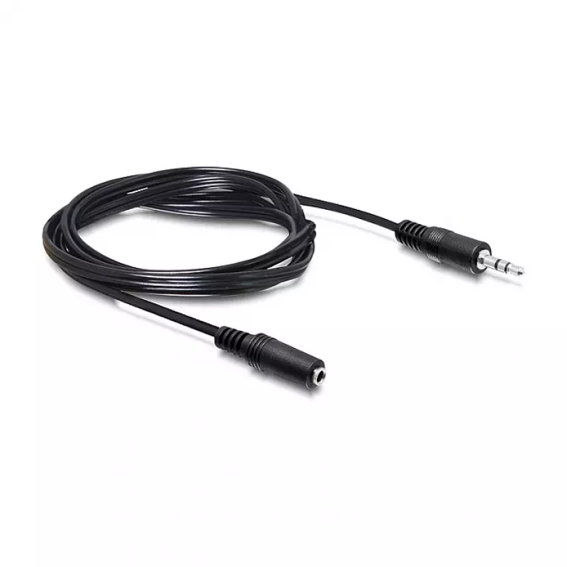 DELOCK audio-verlengkabel 3,5 mm jack stekker naar bus 3 m zwart
