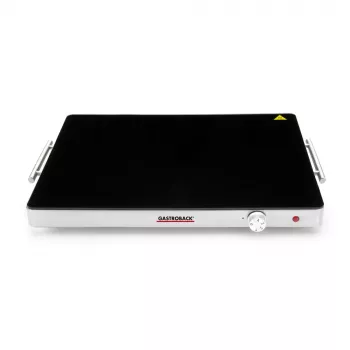 Gastroback 42491 Design Warmhoudplaat - 200 W, RVS & Glas, 120 °C