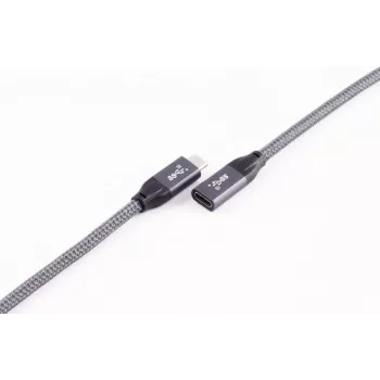 ShiverPeaks BASIC-S USB-C verlengkabel, USB 3.2 Gen 2, 2,0 m, zwart