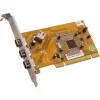 Dawicontrol DC-1394 PCI Express FireWire 400 adapterkaart met 2 externe + 1 interne poorten, VIA VT6306, low-profile beugel