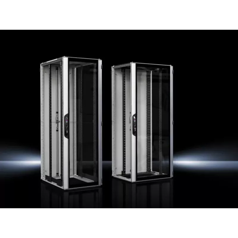 Rittal VX IT netwerkkast 24U 19 inch 800x800x1200mm lichtgrijs/jet black