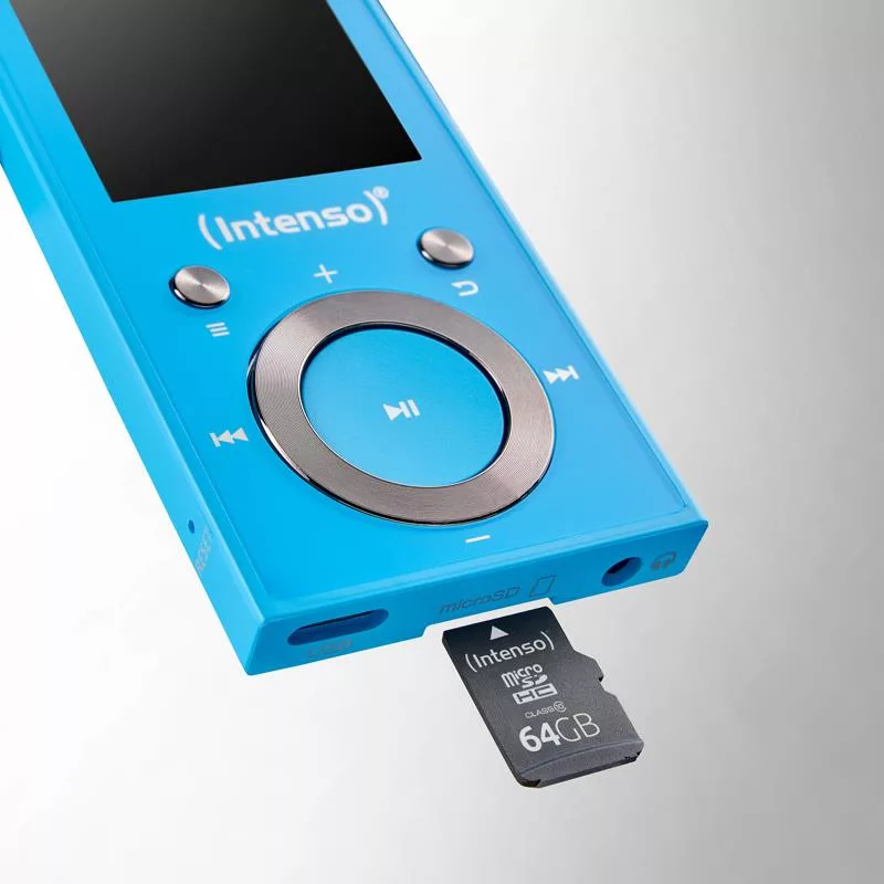 Intenso MP3-speler 64GB blauw