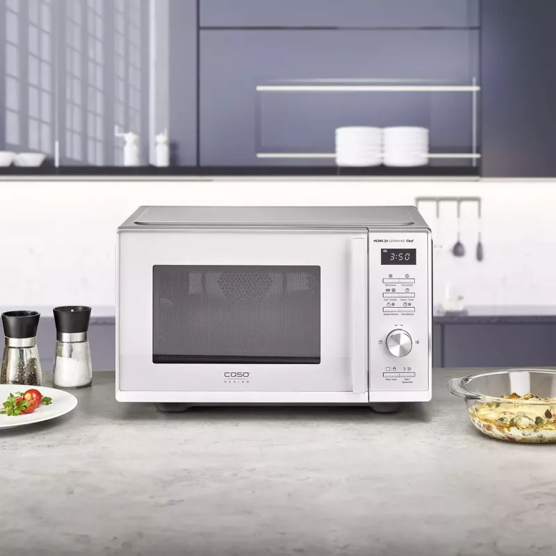 CASO Chef HCMG 25 magnetron - 900W, hetelucht & grill, 25L, roestvrij staal