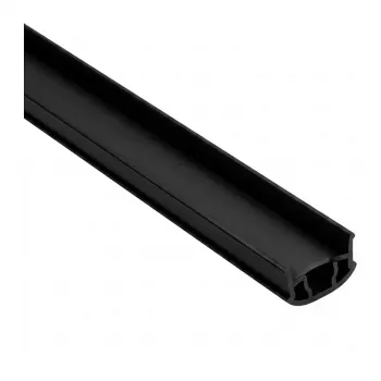 SYNERGY21 LED U-profiel ALU014 PMMA opaaldiffuser zwart 2000mm
