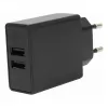 FLEPO NT-USB-103 USB-oplader 2-poorts 100-240V AC naar 5V DC 3A 15W wit