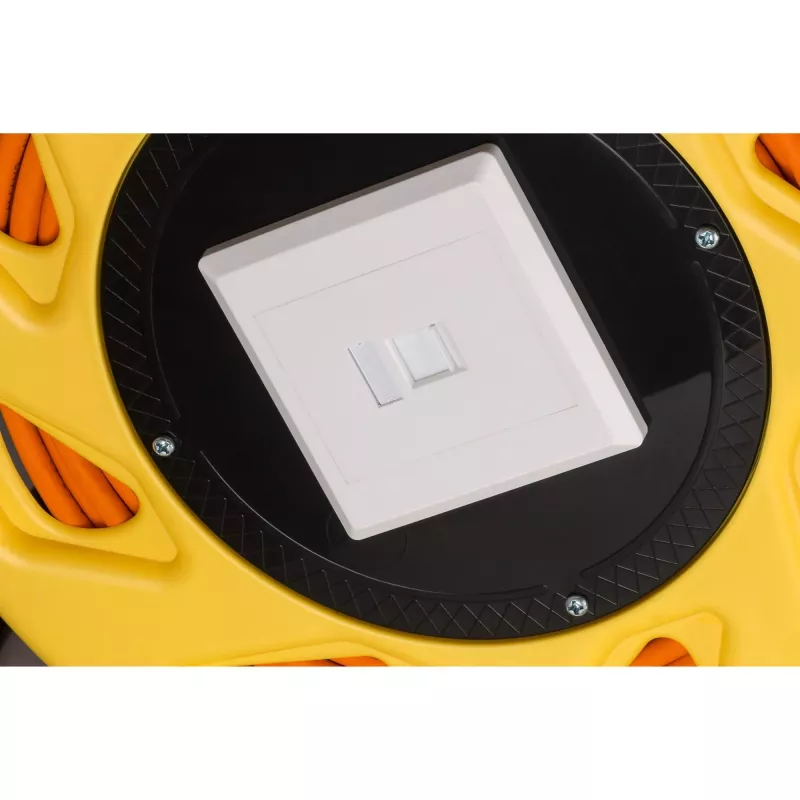 Goobay Draagbare RJ45 Cat 7A S/FTP Kabelhaspel 90m