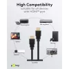 Goobay 80103 Soft HDMI High-Speed-kabel met Ethernet 2 m zwart