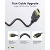 Goobay 80104 Soft HDMI High-Speed-kabel met Ethernet, 3 m, zwart