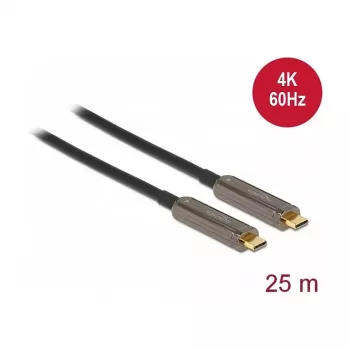 Delock Active Optical USB-C-videokabel 4K 60 Hz 25 m