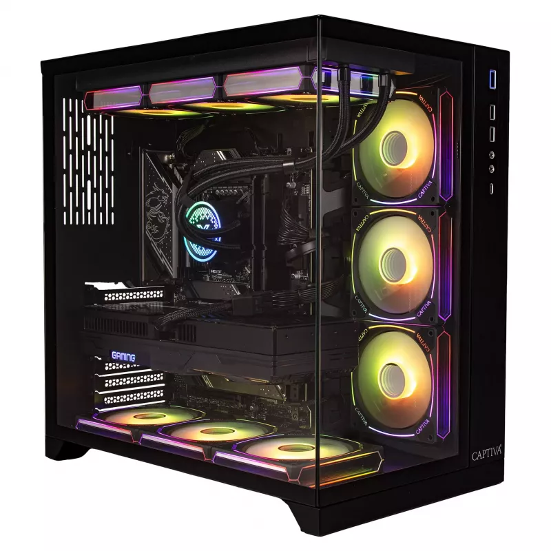 CAPTIVA R89-083 High-End Gaming-pc Ryzen 7 9800X3D 32GB DDR5 2TB SSD RTX 5080 Windows 11