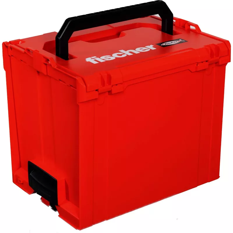 FISCHER L-BOXX FLB 374 lege gereedschapskist, rood/zwart